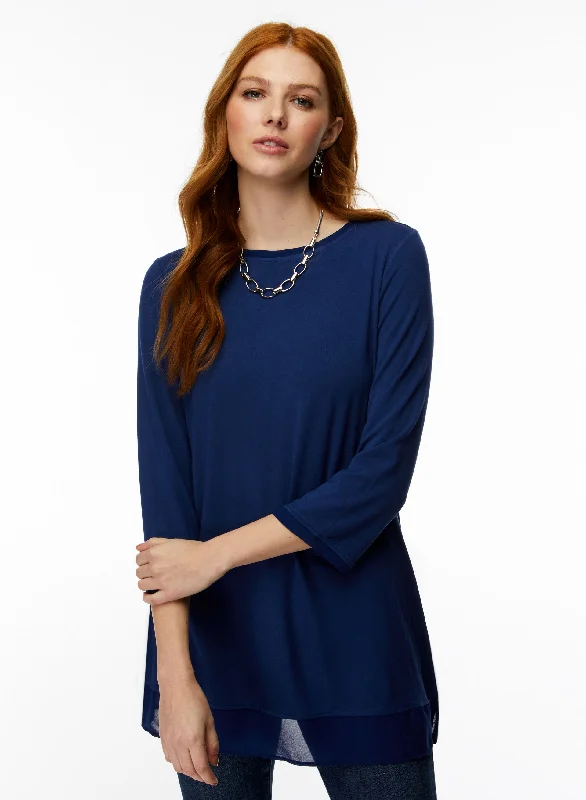 3/4 Sleeve Tunic Tee