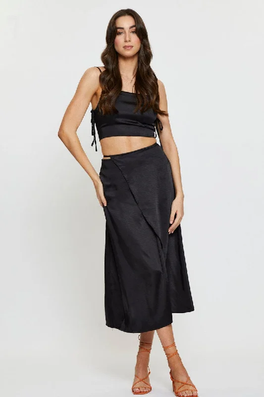 Black Cami Top Sleeveless