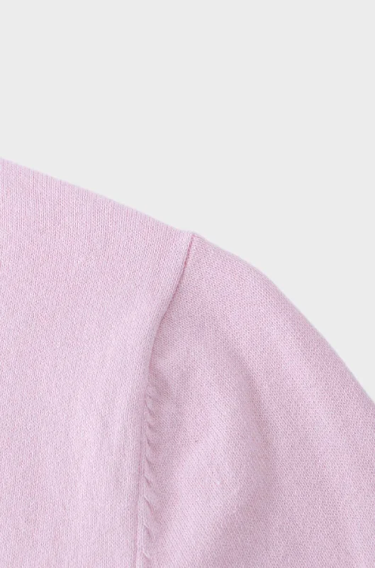 FLAT SHRUG-PINK