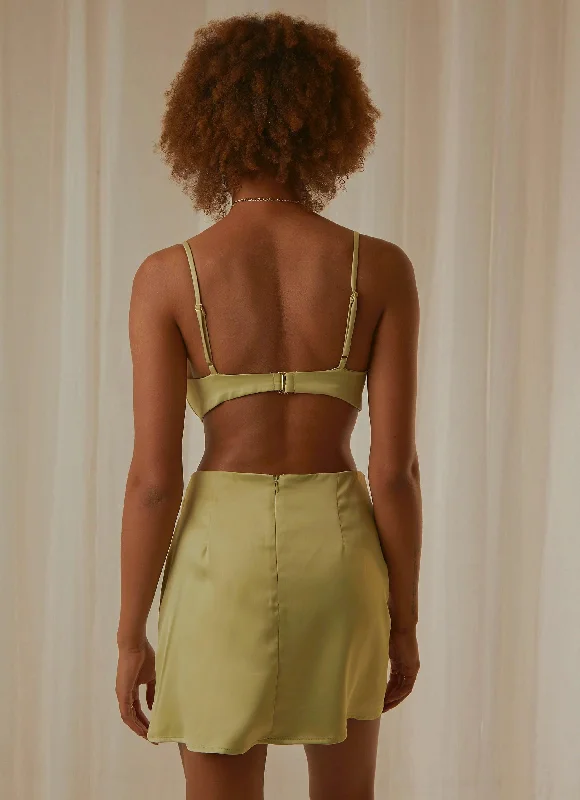 Heritage Bralette - Pistachio