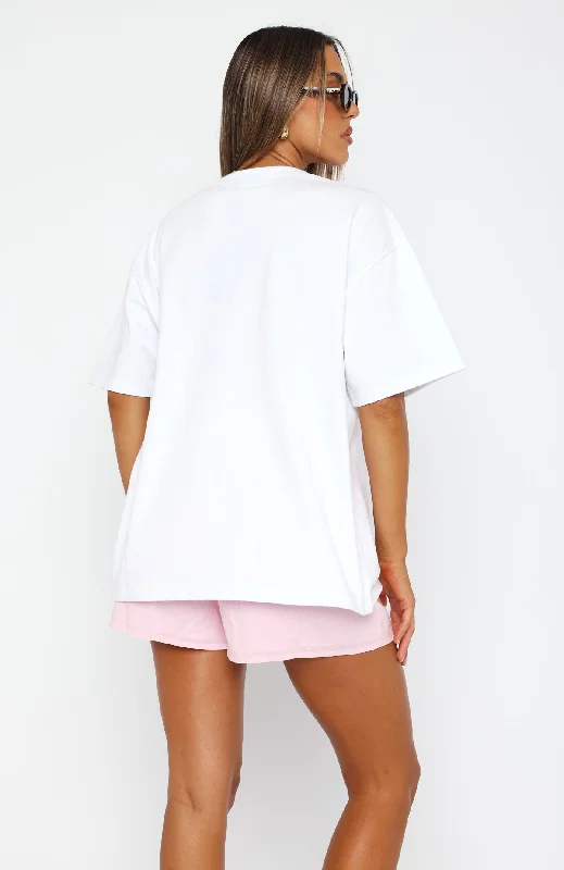 Oh So Sweet Oversized Tee White