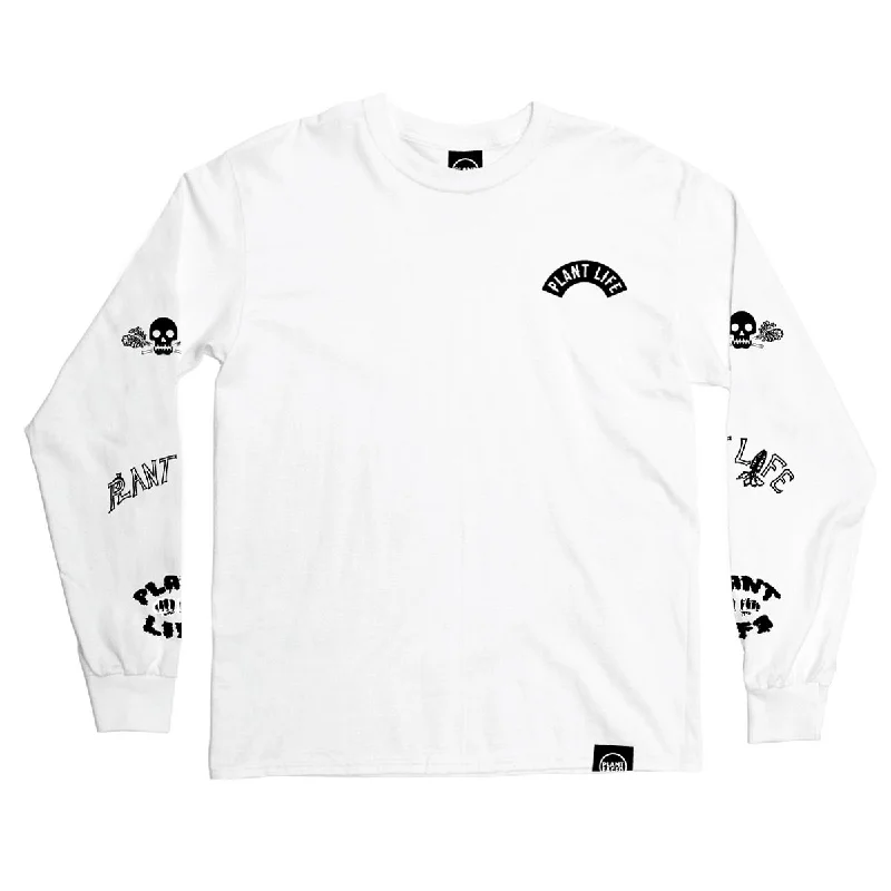 Plant Life Long Sleeve - White