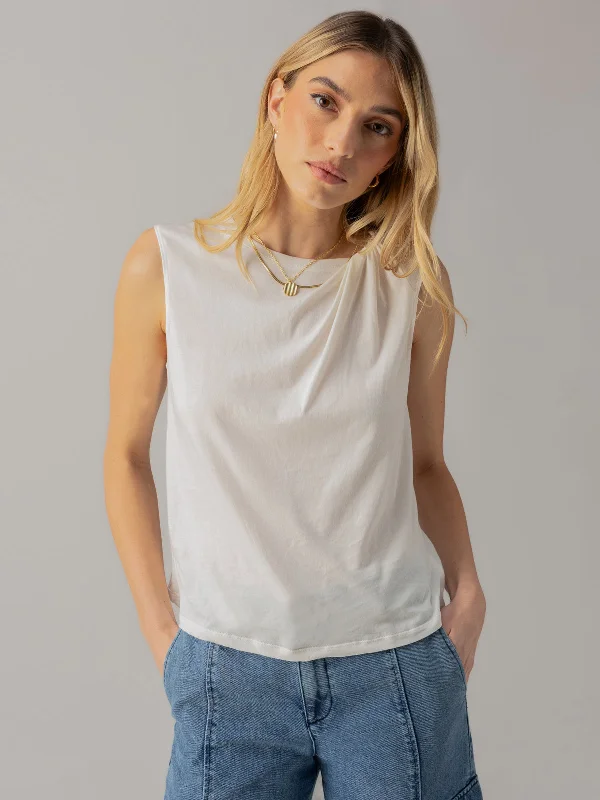 Sun's Out Tee White