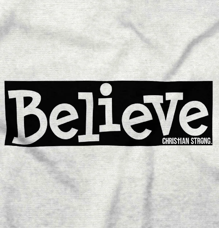 Believe Christian Strong Long Sleeve T-Shirt