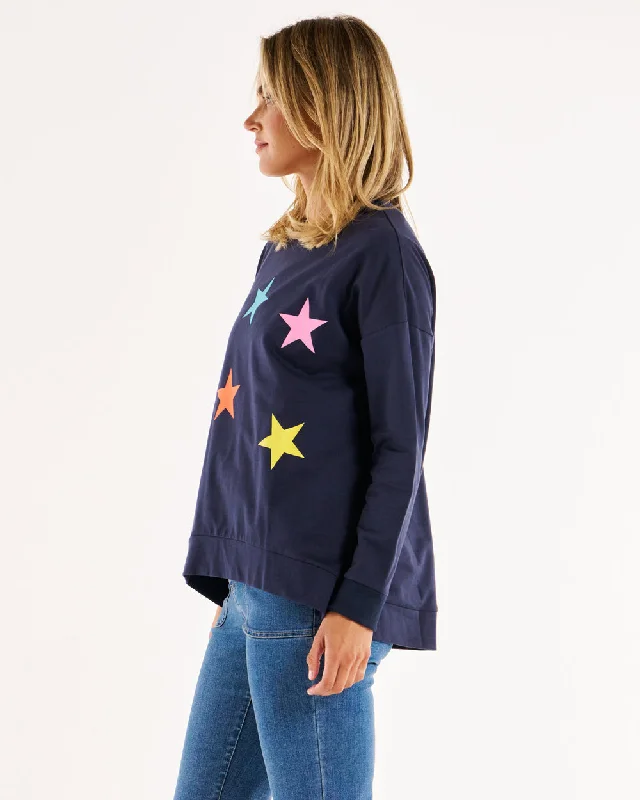 Betty Basics Sienna Star Jumper Star Print