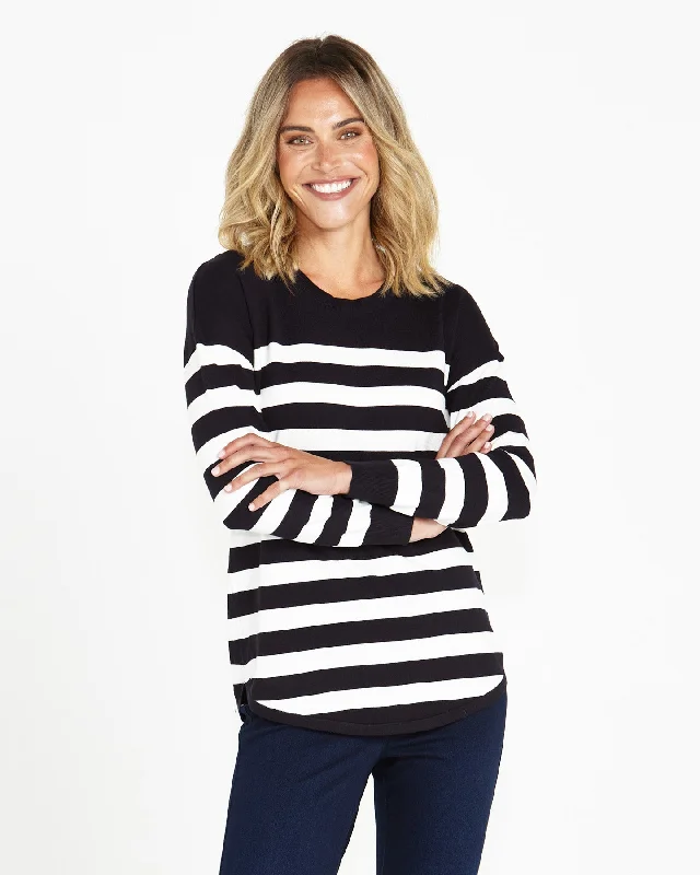 Betty Basics Sophie Knit Jumper Nautical Stripe