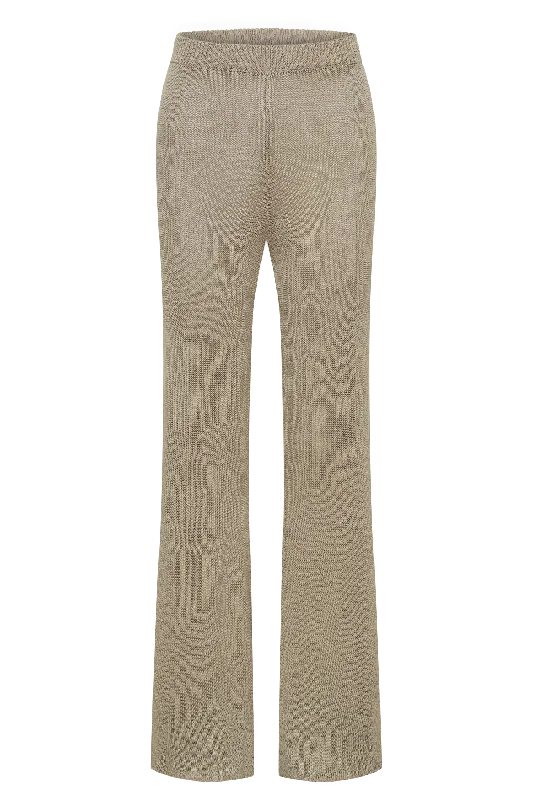 Carlota Knit Pants - Taupe