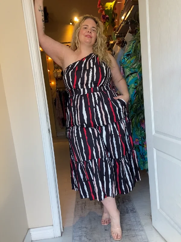 Ezra Plus Size Midi Dress