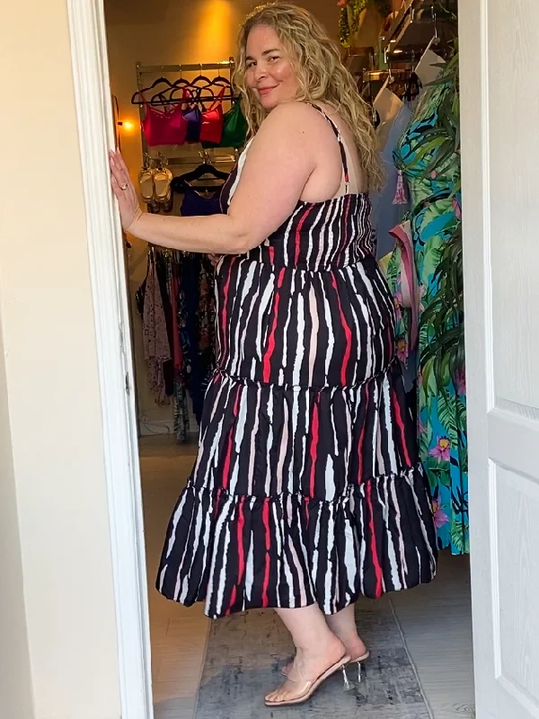 Ezra Plus Size Midi Dress