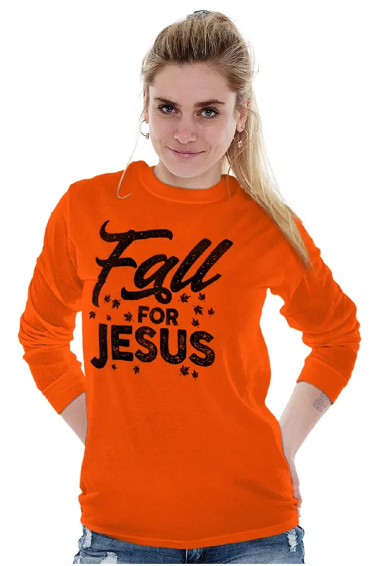 Fall for Jesus Long Sleeve T Shirt