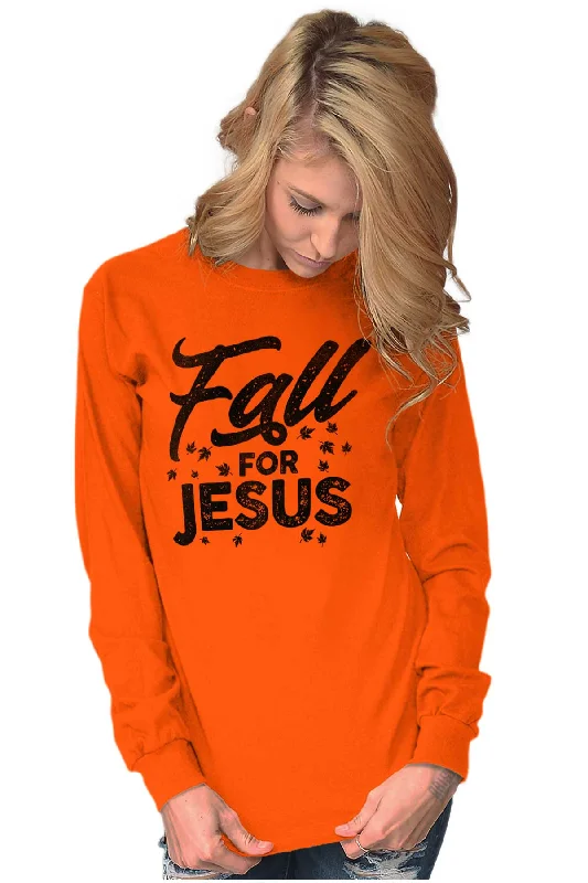 Fall for Jesus Long Sleeve T Shirt