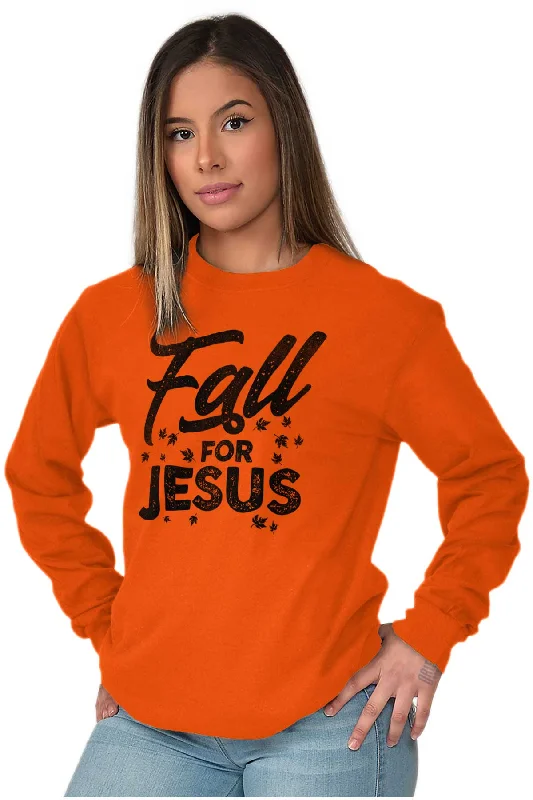 Fall for Jesus Long Sleeve T Shirt