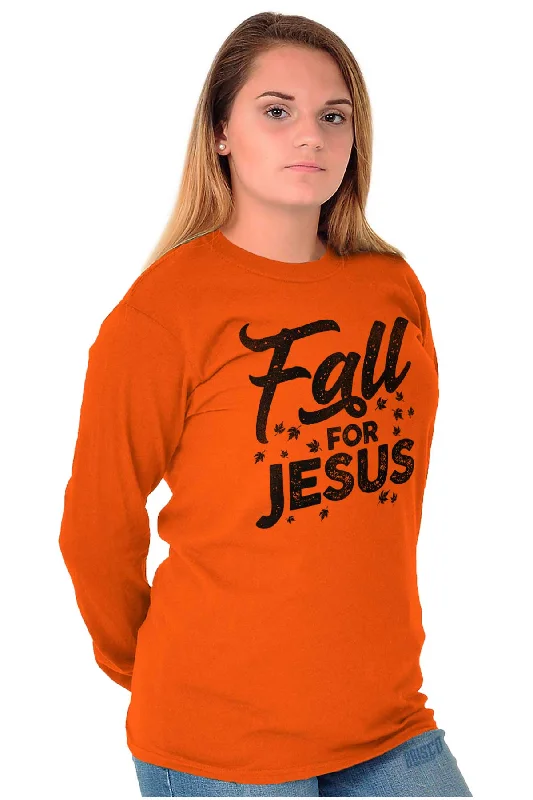 Fall for Jesus Long Sleeve T Shirt