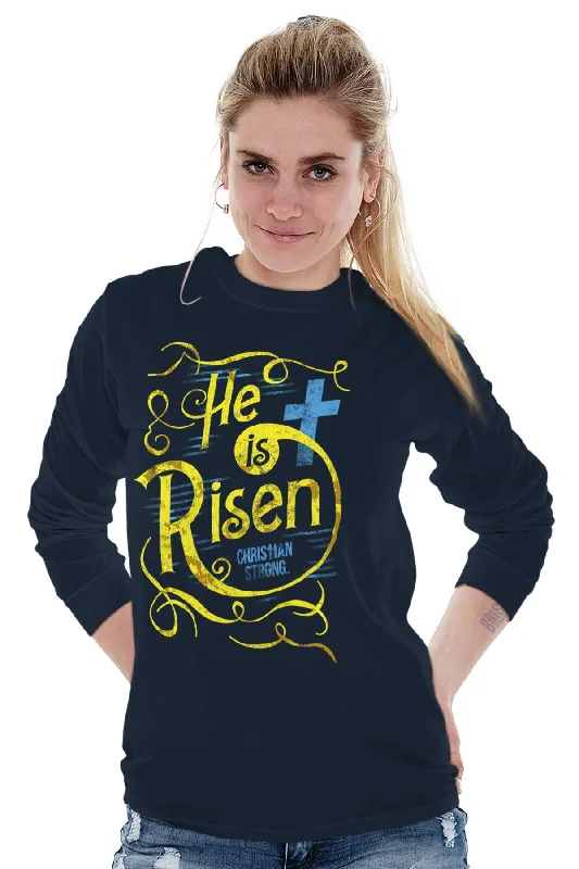 He Is Risen Long Sleeve T-Shirt