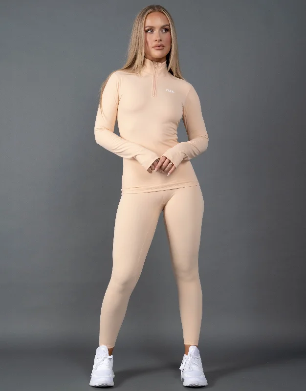 Long Sleeve Body Top NANDEX ™ Ecru - Peach