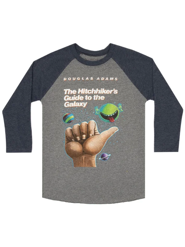 The Hitchhiker's Guide to the Galaxy Unisex 3/4-Sleeve Raglan