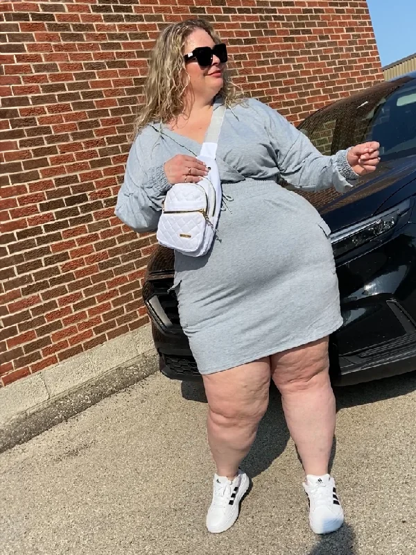 Tony Plus Size Sweatshirt Dress