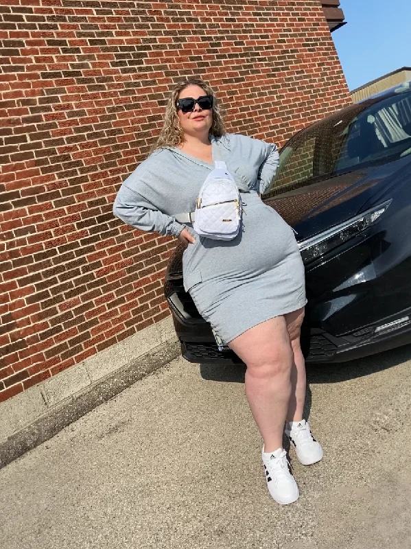 Tony Plus Size Sweatshirt Dress