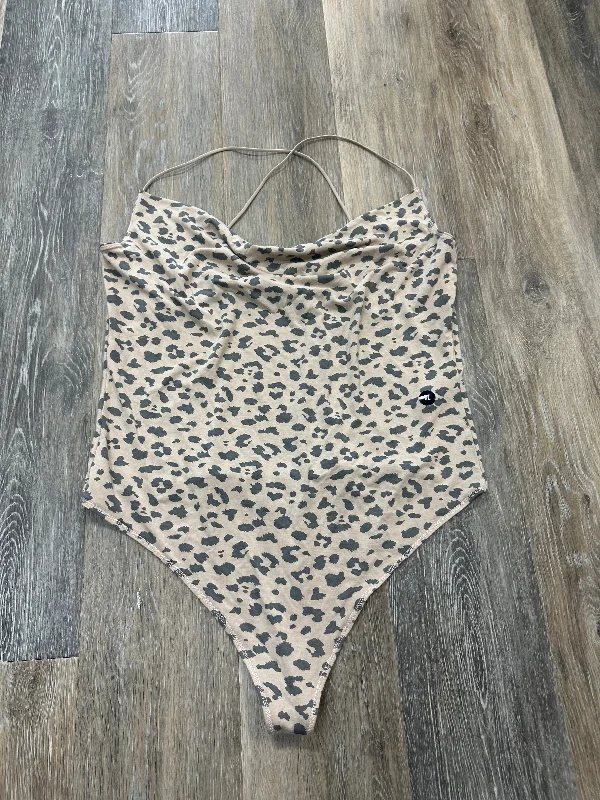 Animal Print Bodysuit Abercrombie And Fitch, Size Xl