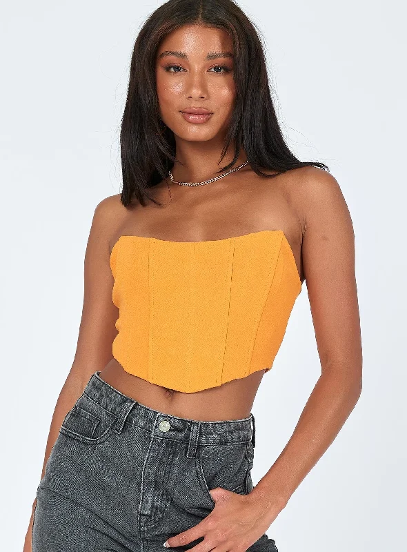 Carlie Top Orange