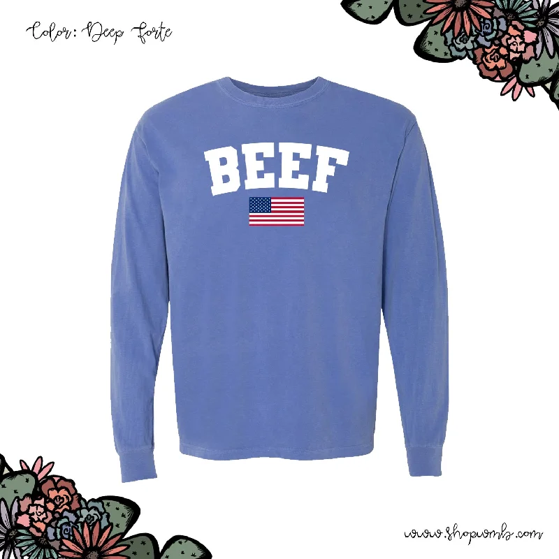 Beef Flag LONG SLEEVE T-Shirt (S-3XL) - Multiple Colors!