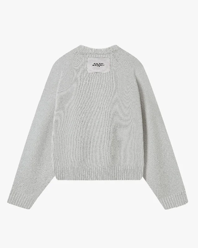 BOXY SWEATER LIGHT GREY