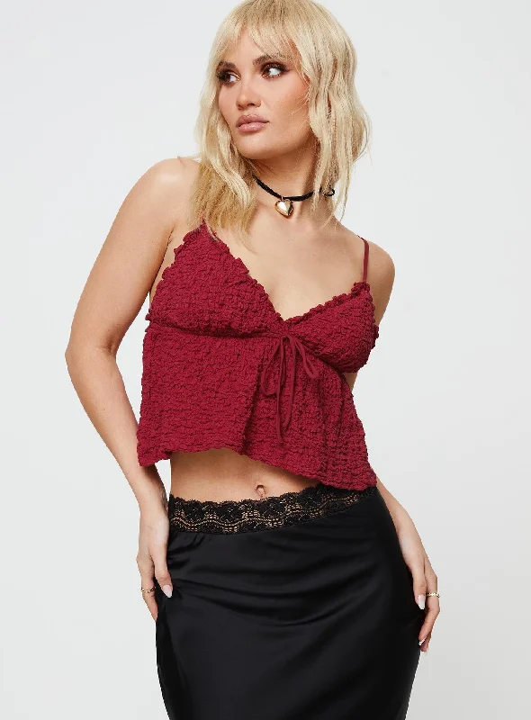 Kellan Top Red