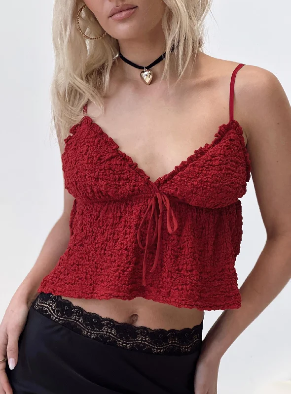 Kellan Top Red