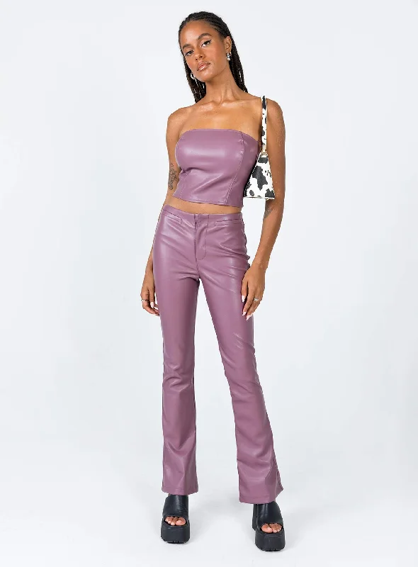 Motel Eara Corset PU Purple