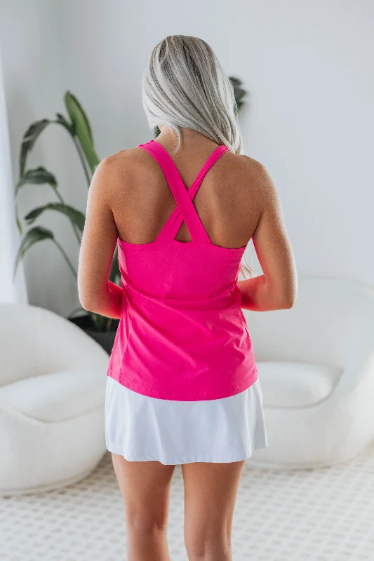 Shawnee Active Tank - Hot Pink