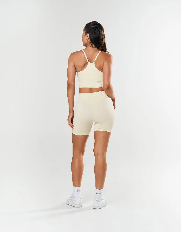 Seamless Strappy Crop - Butter