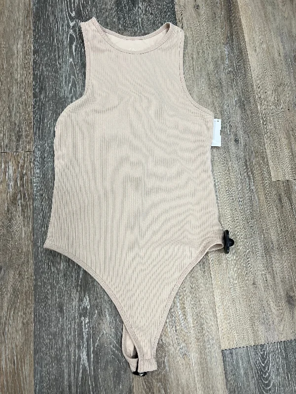 Tan Bodysuit Klassy Network , Size Xs