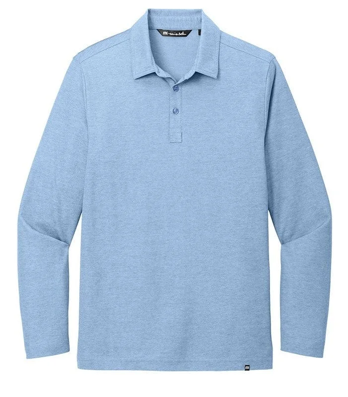 TravisMathew - Men's Oceanside Heather Long Sleeve Polo