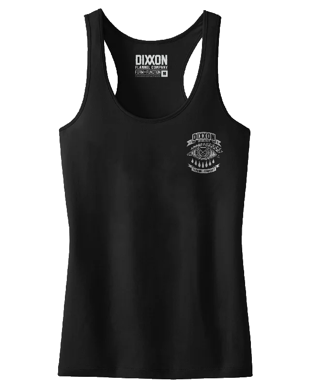 Women's Mystic Fitted Tank - Black