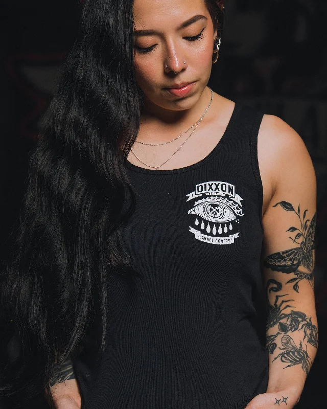 Women's Mystic Fitted Tank - Black