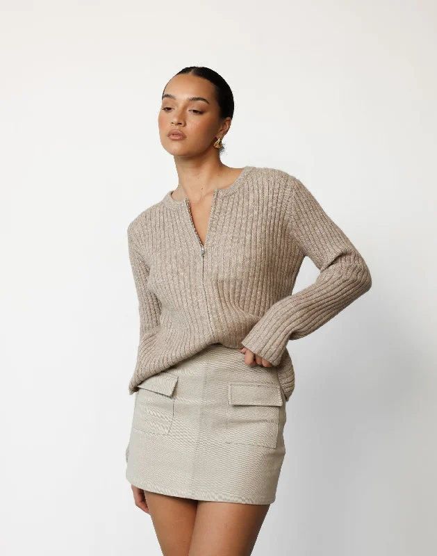 Aiko Cardigan (Beige)