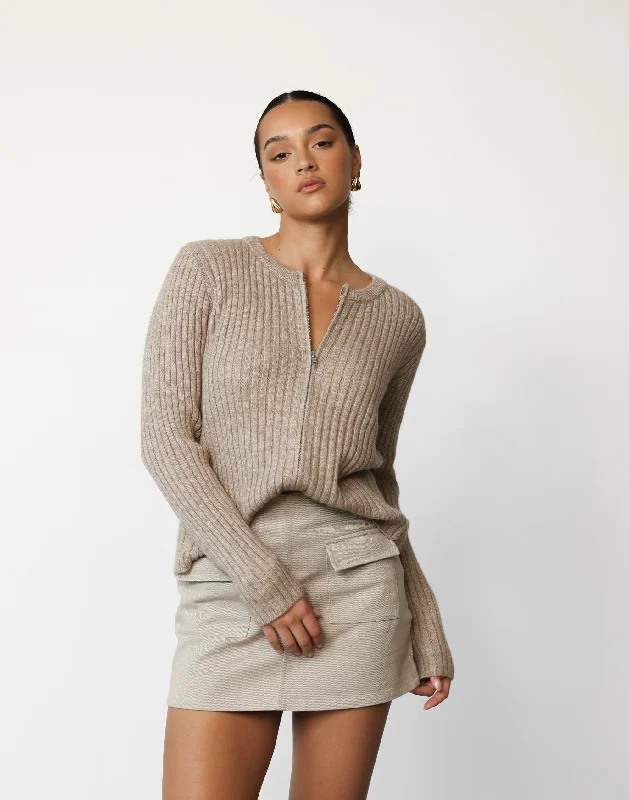 Aiko Cardigan (Beige)