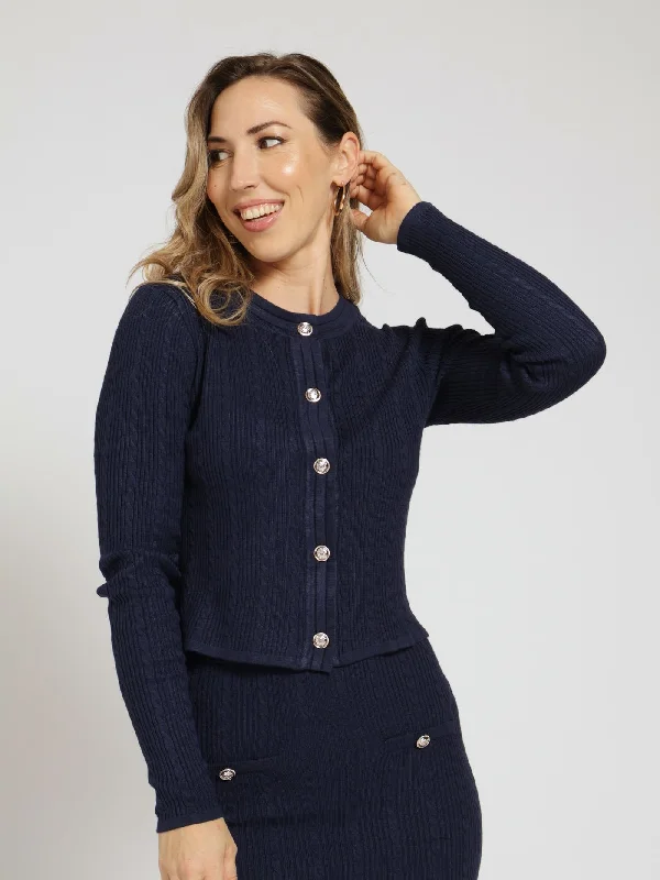 Classic Cardigan - Navy