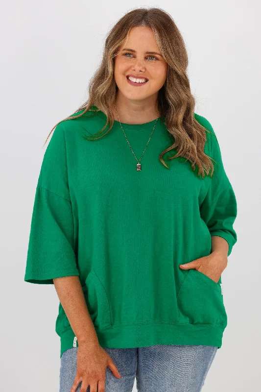 Elm Mazie Sweat Goodness Green