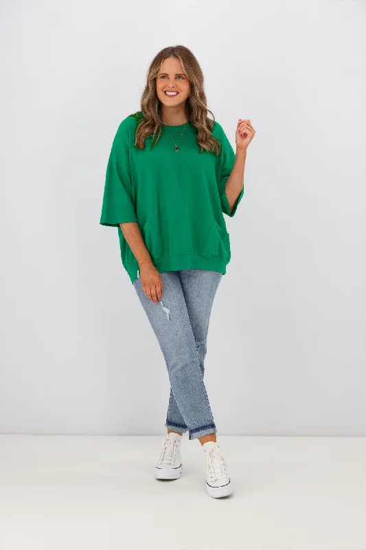 Elm Mazie Sweat Goodness Green