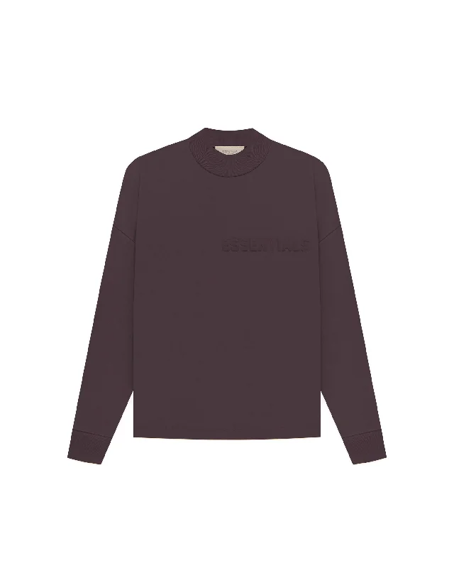 Essentials L/S T-shirt - Plum