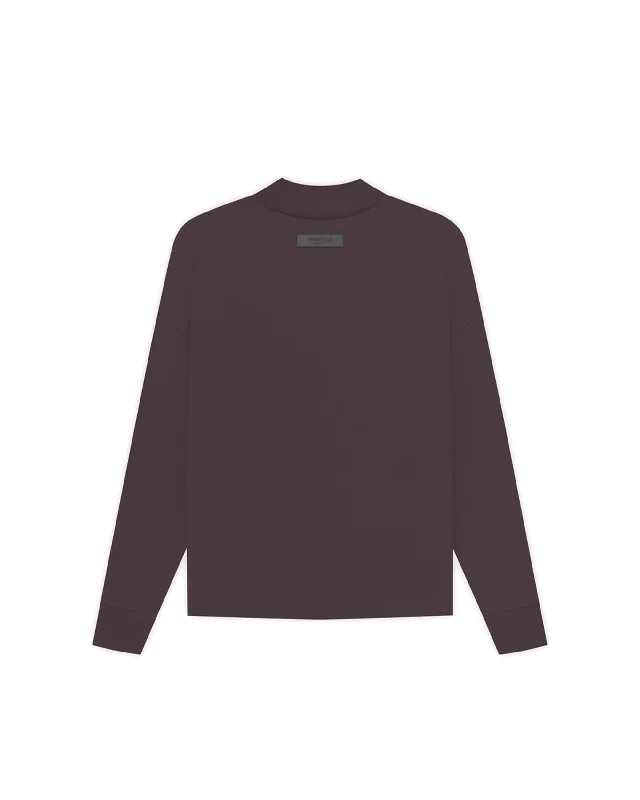 Essentials L/S T-shirt - Plum