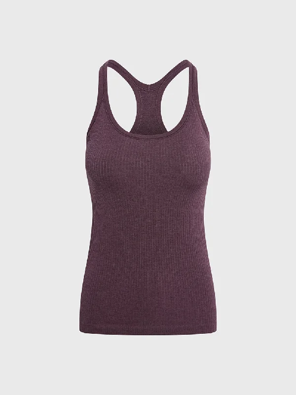 LULULEMON GRAPE THISTLE EBB TO STREET TANK