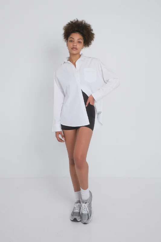 Oversized Buttoned Shirt - White