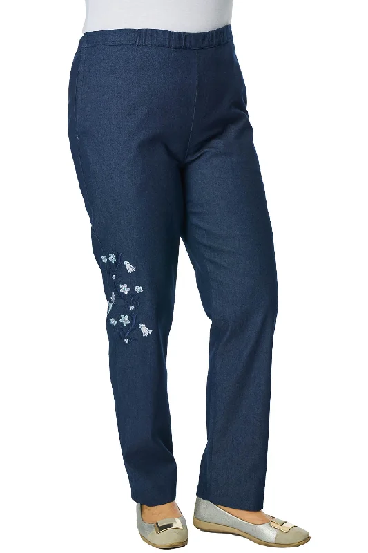 Side-Opening Adaptive Pants - Poppy | Indigo