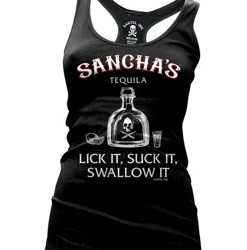 Sancha's Tequila Women's Racer Back Tank Top