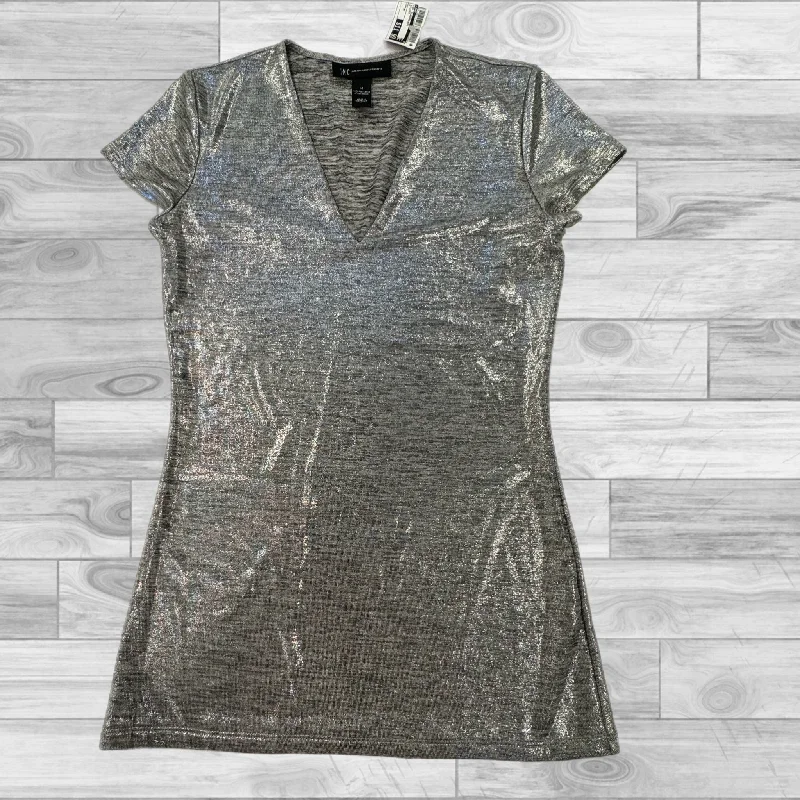 Silver Top Sleeveless Inc, Size M