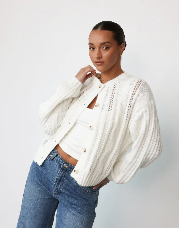 Skai Cardigan (White)