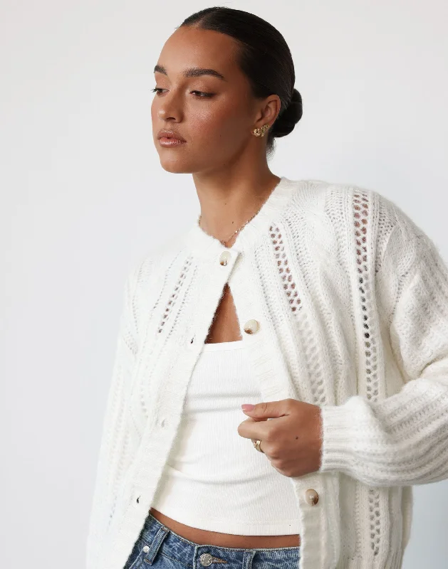 Skai Cardigan (White)