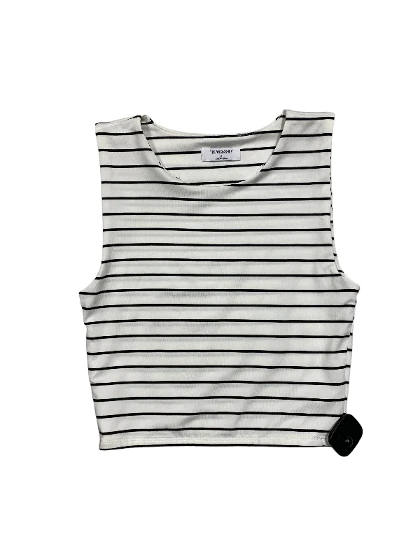 Striped Pattern Top Sleeveless THE WORKSHOP , Size M